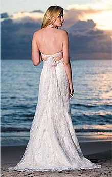 Orifashion HandmadeHandmade Beach Bridal Gown / Wedding Dress BE